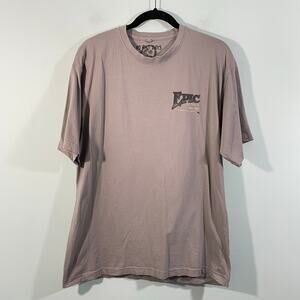 No Bad Days Men's Biege Epic Rides Car Short Sleeve Graphics Tee Size L